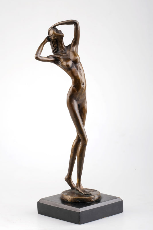 FRENCH ART DECO “BEAUTY EXOTIC NUDE LADY”