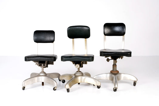 INDUSTRIAL OFFICE SWIVEL ARMLESS CHAIR BY: JAMESTOWN