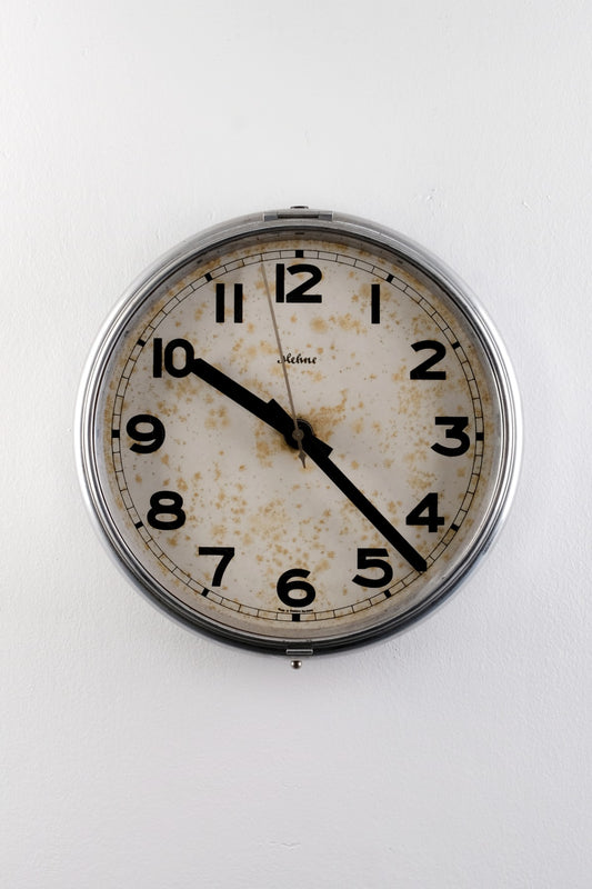 Art deco Velme Industrial Batter Clock