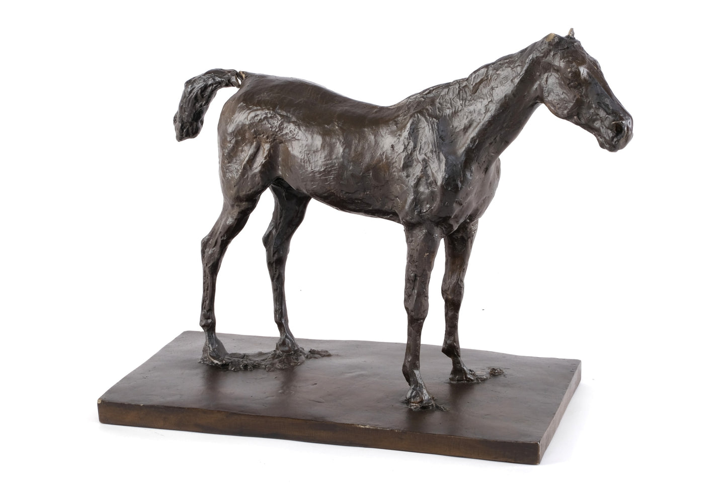 FRENCH ART DECO “HALTED HORSE DEGAS REPRODUCTION”