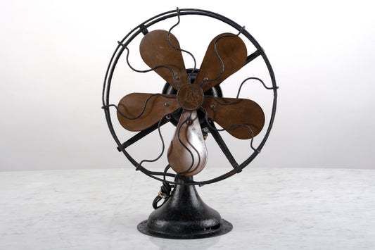 ROBBINS MYERS ELECTRIC DESK FAN 5 BLADE OSCILLATING