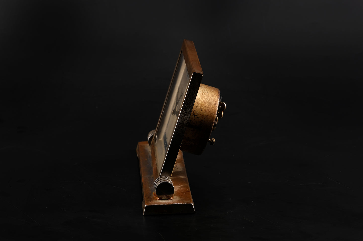 FOREIGN CHROME ALARM CLOCK