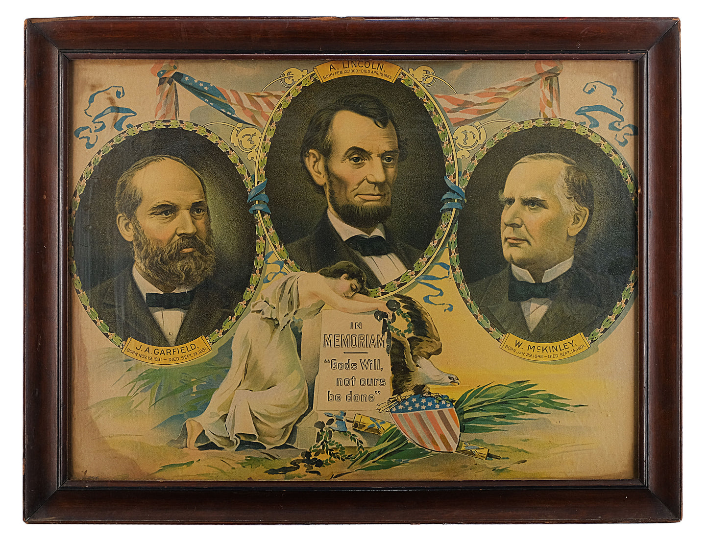 IN MEMORIAM. GODS WILL NOT OURS BE DONE 1901