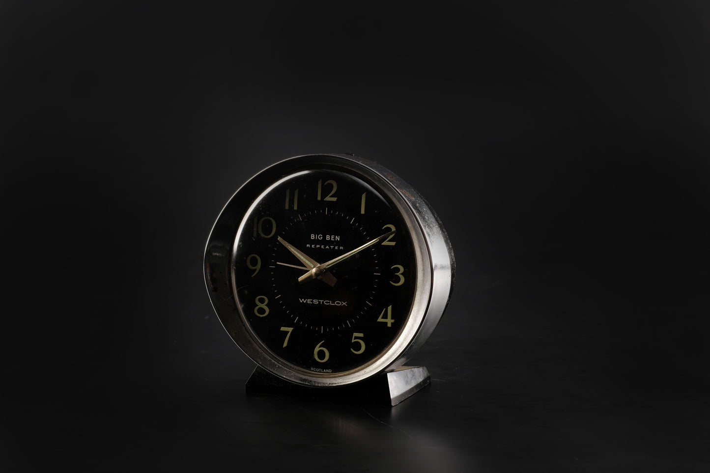 Westclox Big Ben Black Repeater Oval Style 8 M:10088
