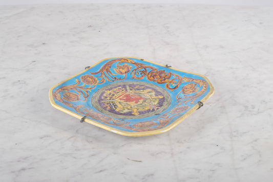 ROYAL BLUE 1895 WONG LEE PORCELAIN PLATE